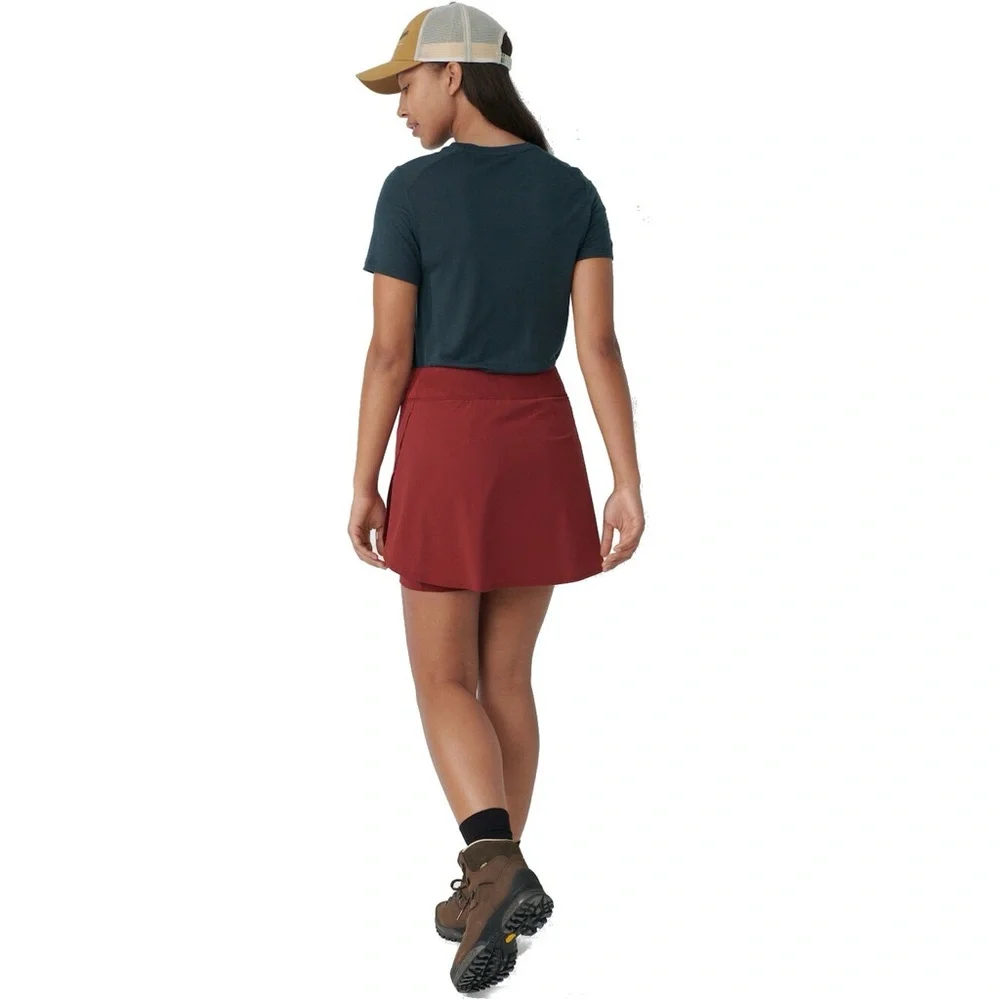 Fjällräven Abisko Midsummer Skort EU 36 US 27 28 4 6 maroon athletic Gorpcore - Picture 2 of 16